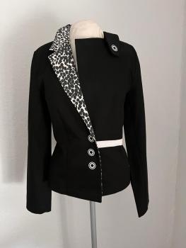 Jacke black & white veränderbar