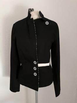 Jacke black & white veränderbar