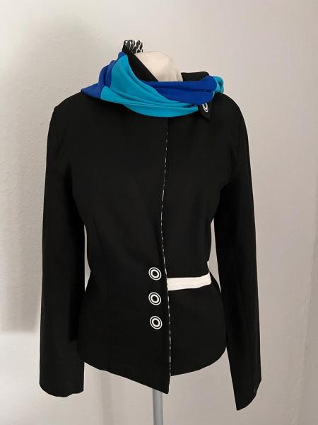 Jacke black & white veränderbar