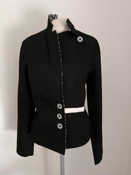 Jacke black & white veränderbar
